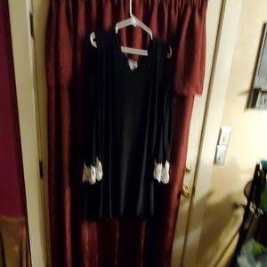 Black dress off the shoulder dress